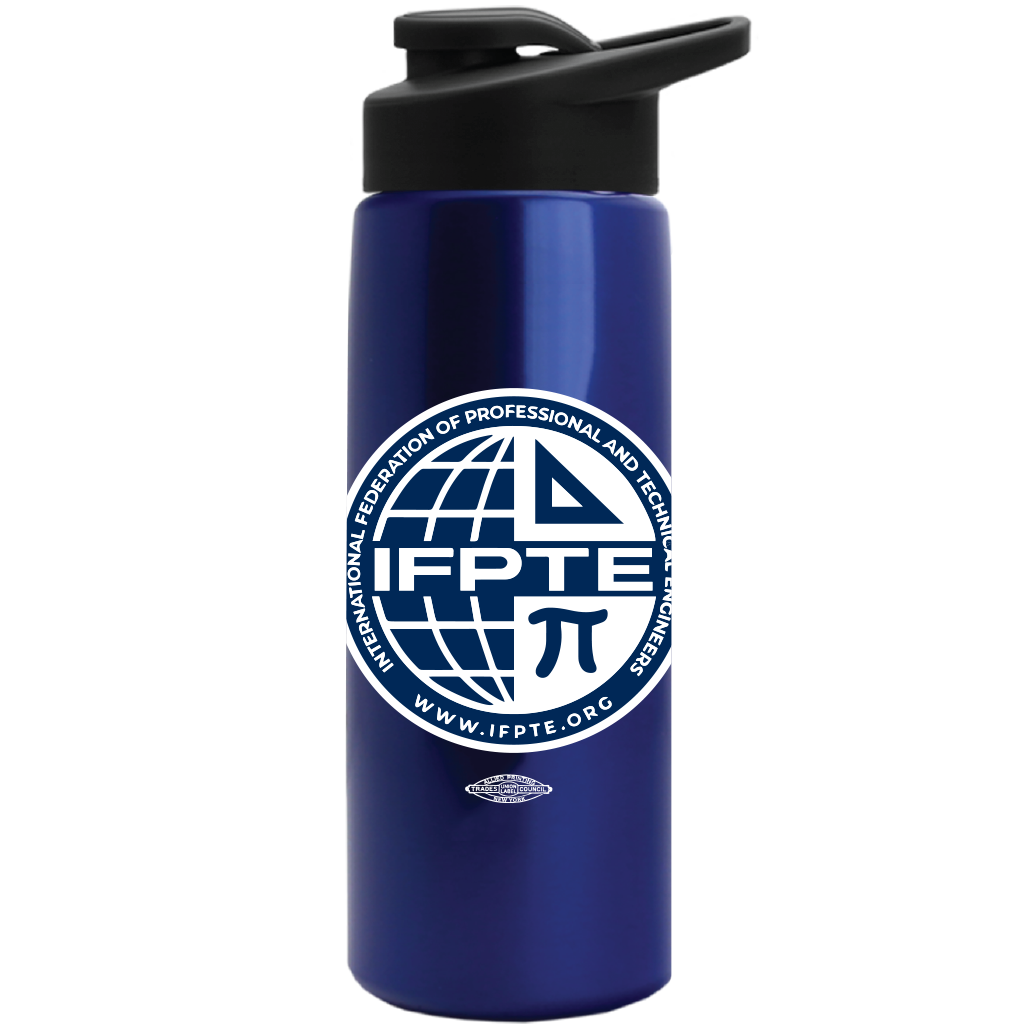 IFPTE Logo Tritan Sports Bottle